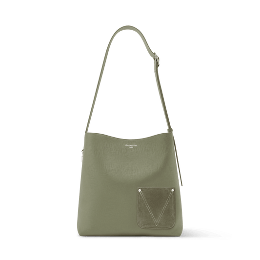 Verso Hobo LV Touch Calfskin Khaki
