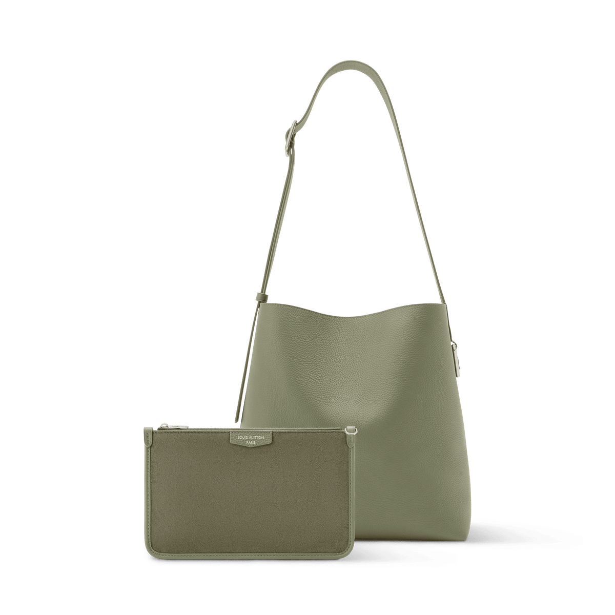 Verso Hobo LV Touch Calfskin Khaki