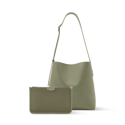 Verso Hobo LV Touch Calfskin Khaki