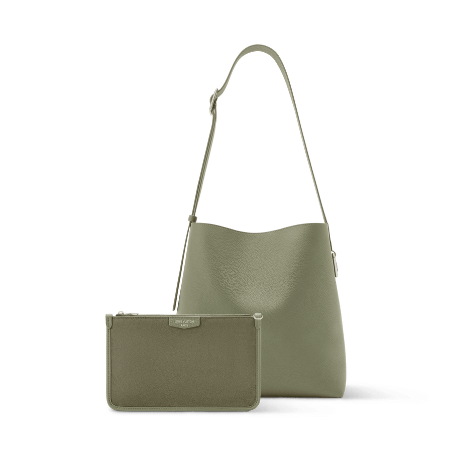 Verso Hobo LV Touch Calfskin Khaki