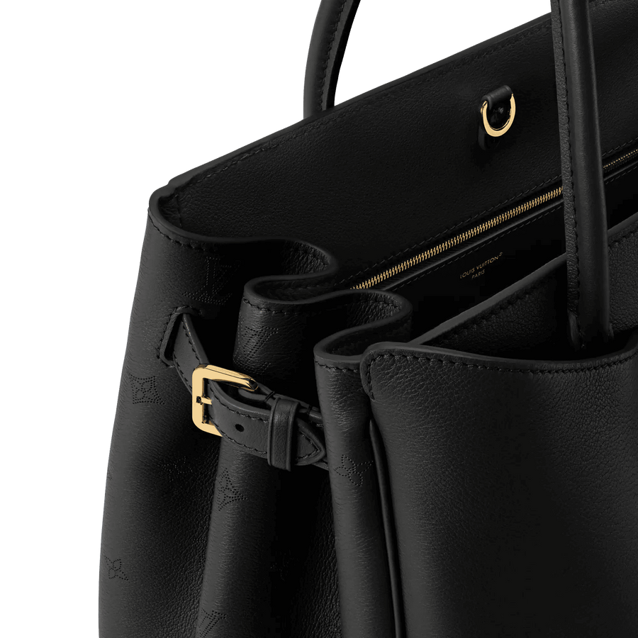 Vendome MM Black Calfskin Leather Tote Bag M26338