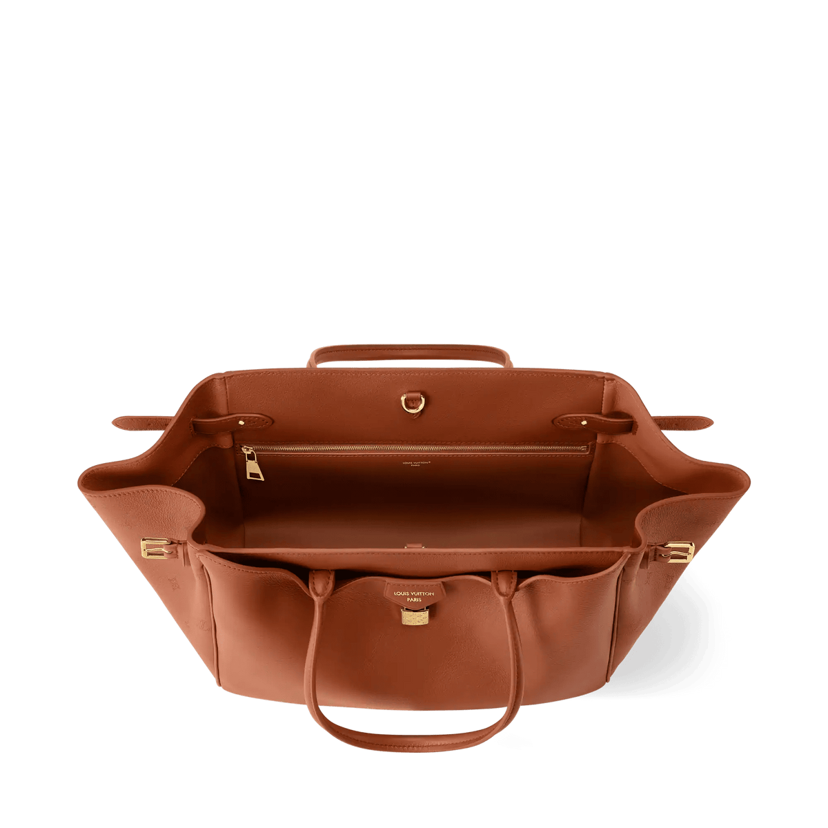 Vendome MM Cognac Calfskin Leather Tote Bag M26501