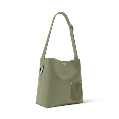 Verso Hobo LV Touch Calfskin Khaki