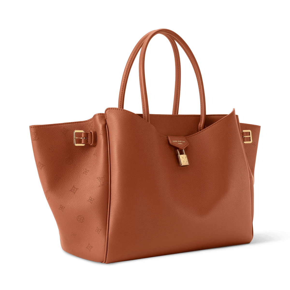 Vendome MM Cognac Calfskin Leather Tote Bag M26501