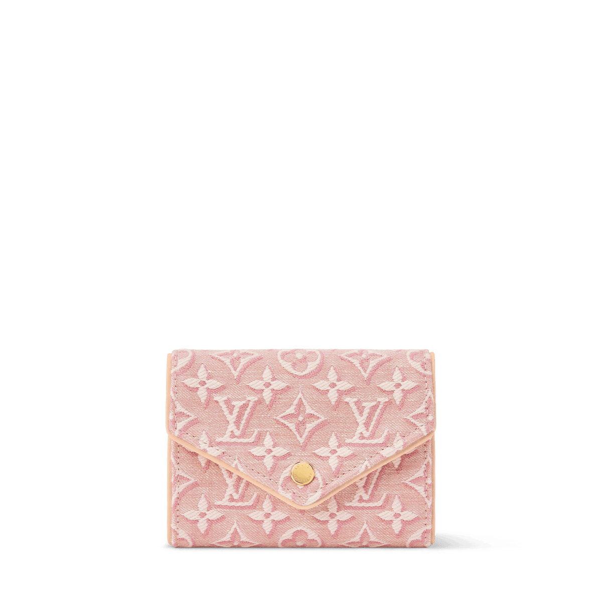 Victorine Monogram Emblème Jacquard Compact Wallet M2A151