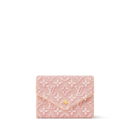 Victorine Monogram Emblème Jacquard Compact Wallet M2A151