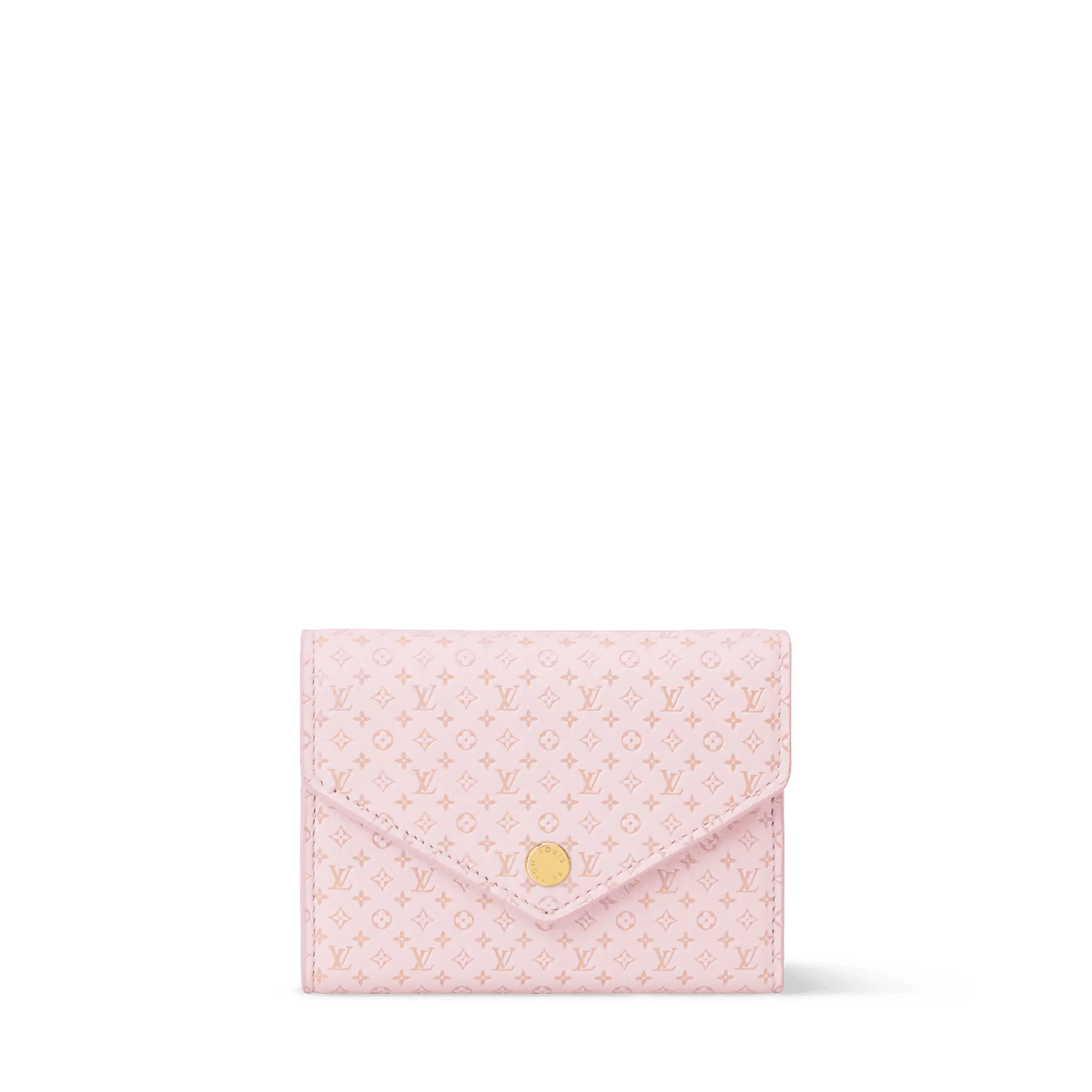 Victorine Minigram Calfskin Compact Wallet M29412