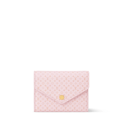 Victorine Minigram Calfskin Compact Wallet M29412