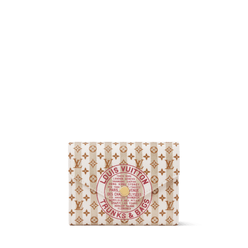 Victorine Minigram Canvas Compact Wallet M29024