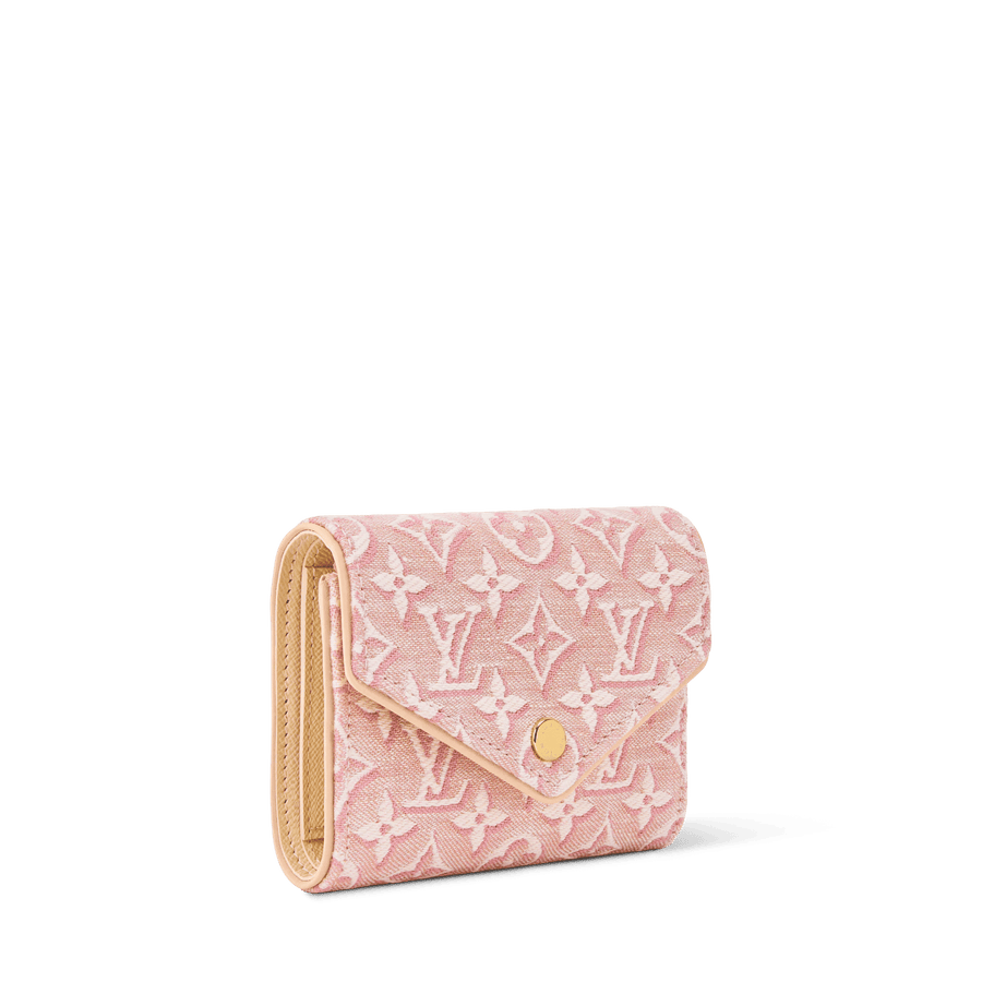 Victorine Monogram Emblème Jacquard Compact Wallet M2A151