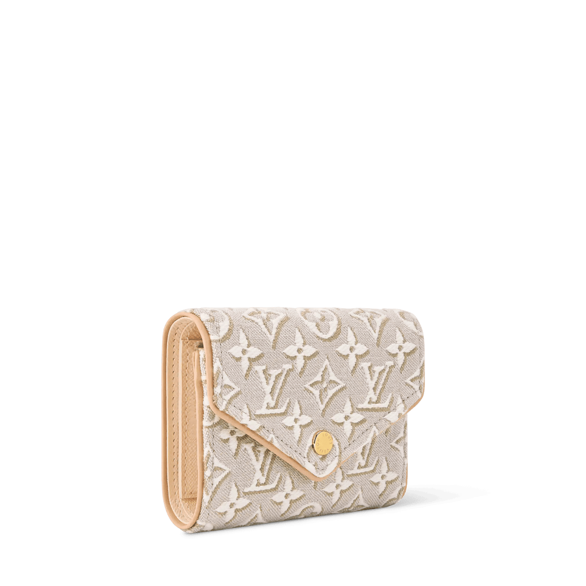 Victorine Monogram Emblème Jacquard Compact Wallet M2A152