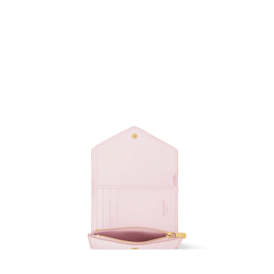 Victorine Minigram Calfskin Compact Wallet M29412