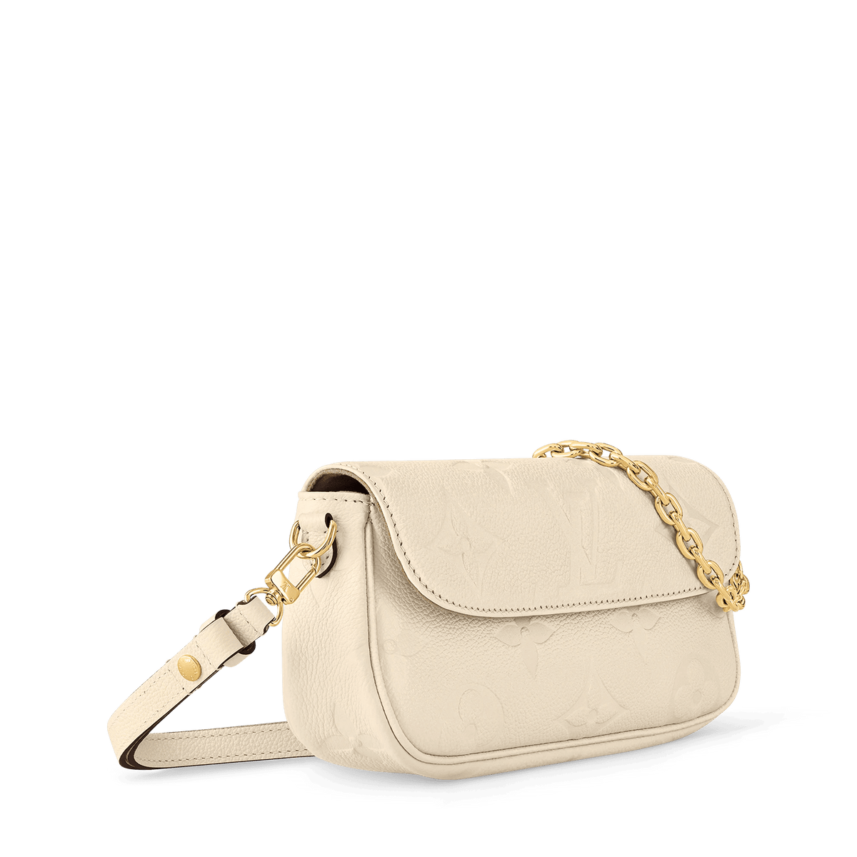 On Chain Ivy Monogram Empreinte Leather Wallet M82210