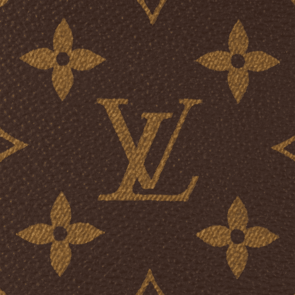 On Chain Ivy Monogram Canvas Chain Wallet