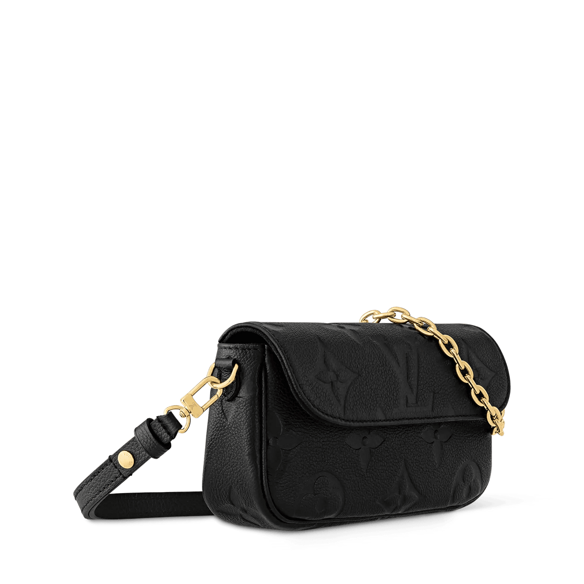 Wallet On Chain Ivy Black Monogram Empreinte Leather Crossbody Bag M82154
