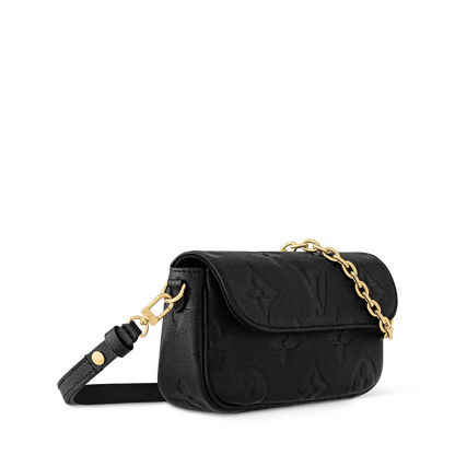 Wallet On Chain Ivy Black Monogram Empreinte Leather Crossbody Bag M82154