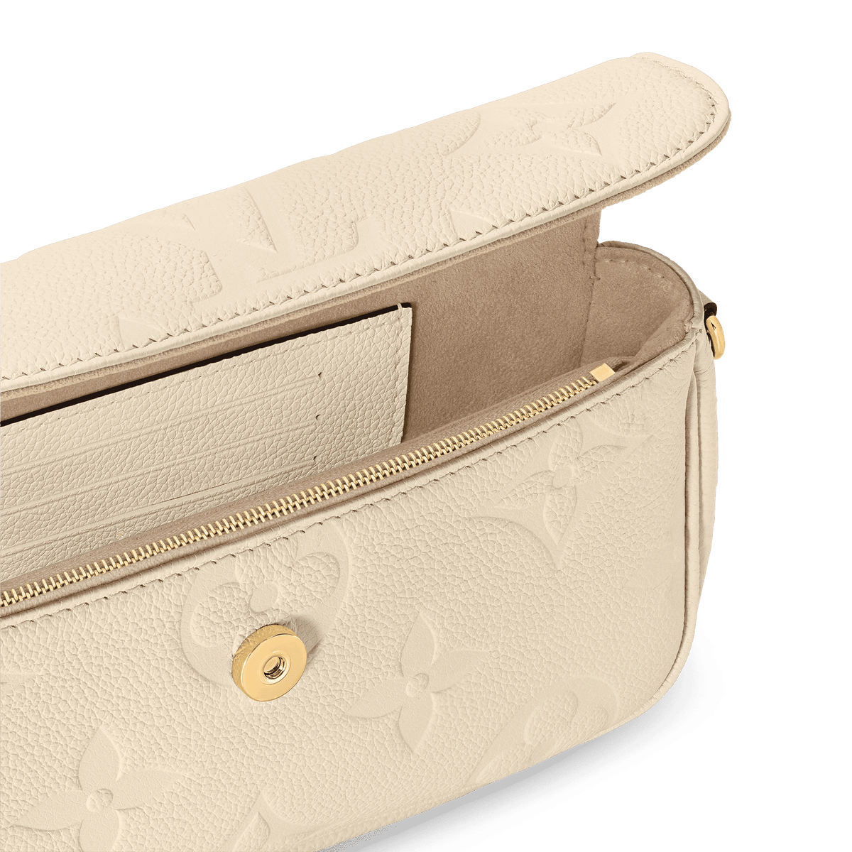 On Chain Ivy Monogram Empreinte Leather Wallet M82210