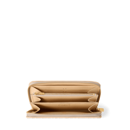 Zippy Monogram Emblème Jacquard Canvas Wallet M29575