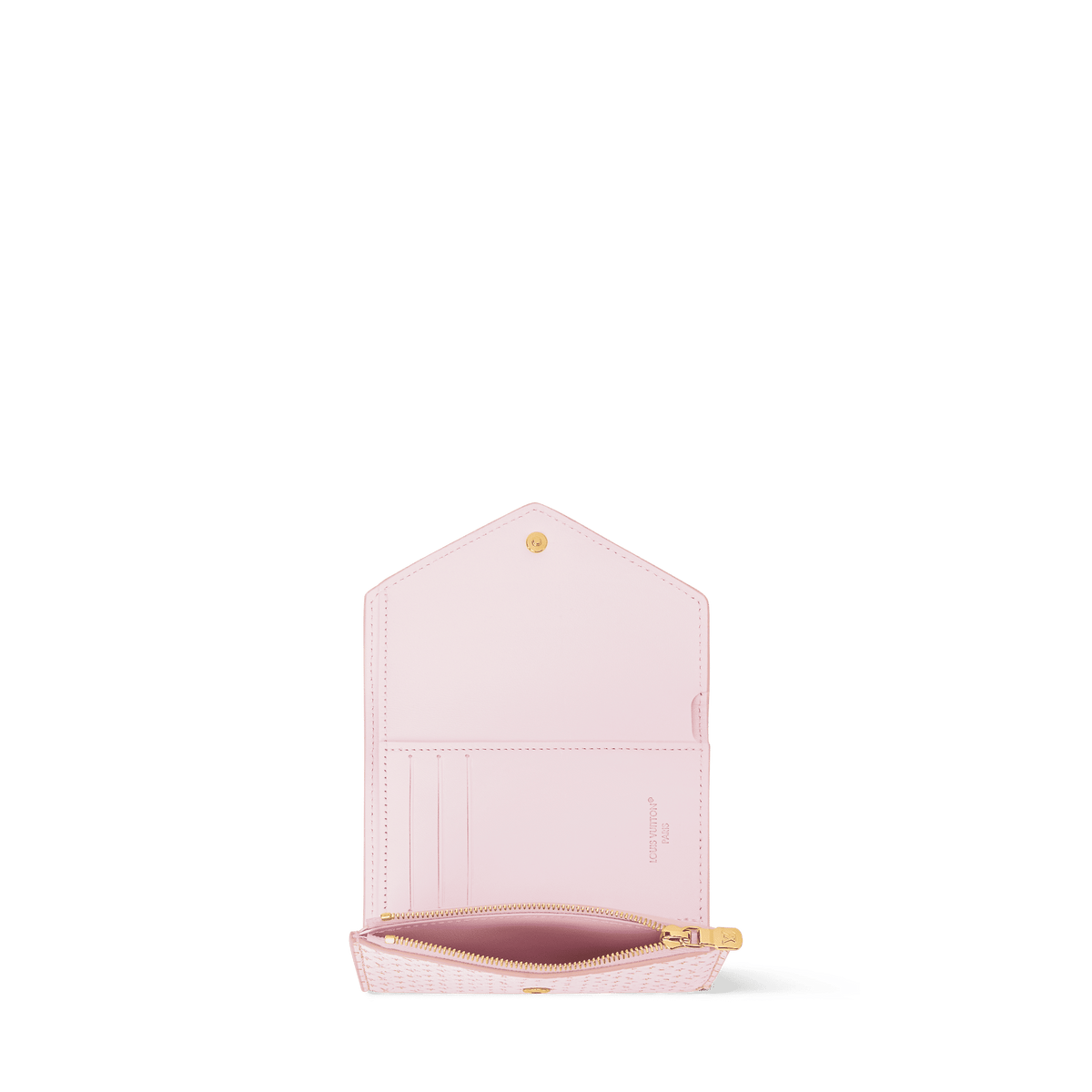 Victorine Minigram Calfskin Compact Wallet M29412
