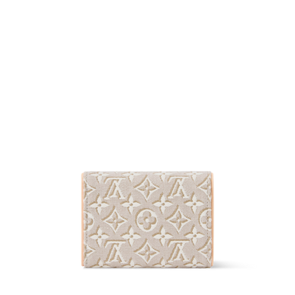 Victorine Monogram Emblème Jacquard Compact Wallet M2A152