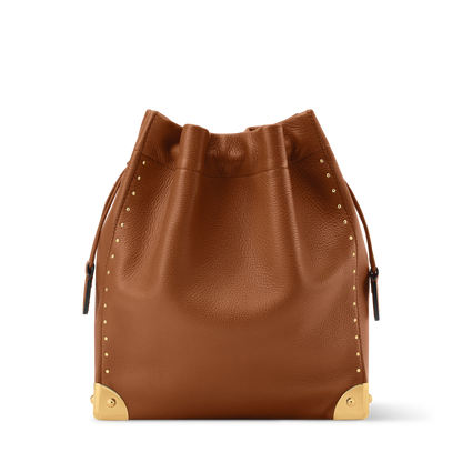 Noé Trunk Tan Calfskin Leather Bucket Bag M29131