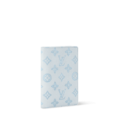 Passport Cover Monogram Origine Bleu Courrier M27614 Collection