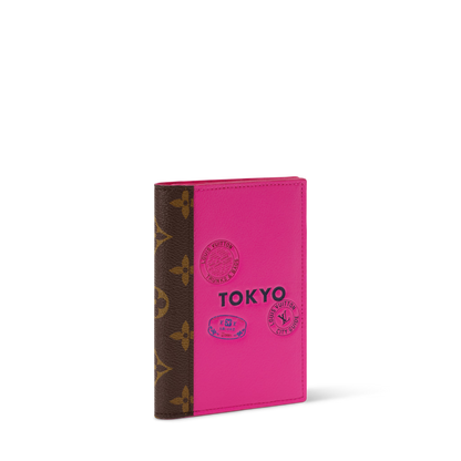 Passport Cover City Guide Cowhide Leather Travel Wallet M29106