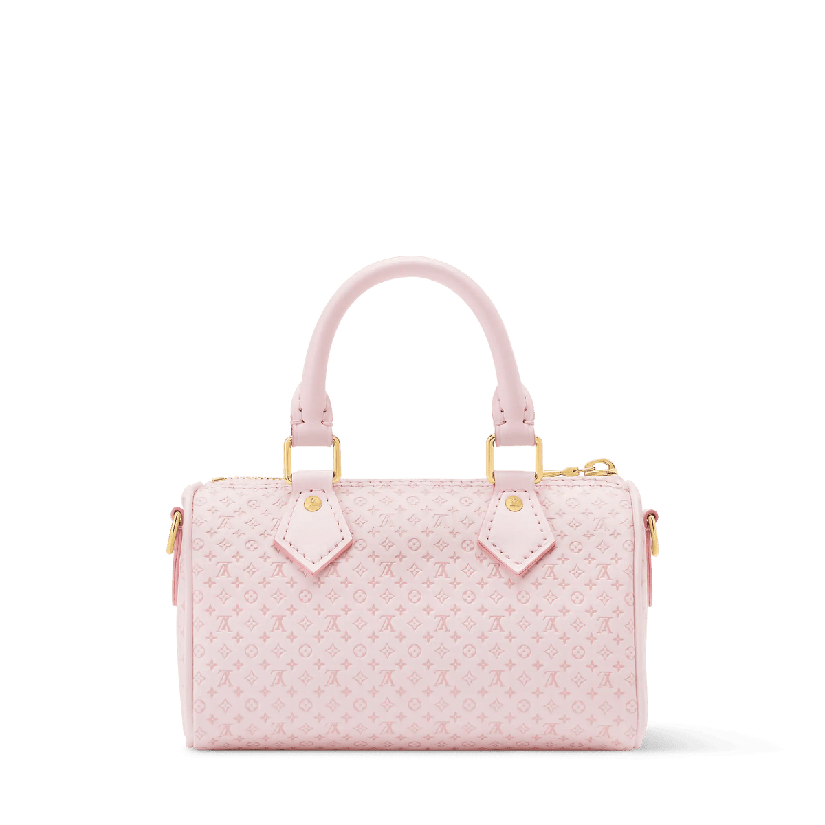 Nano Speedy Minigram Light Bliss Calfskin Nano Bag
