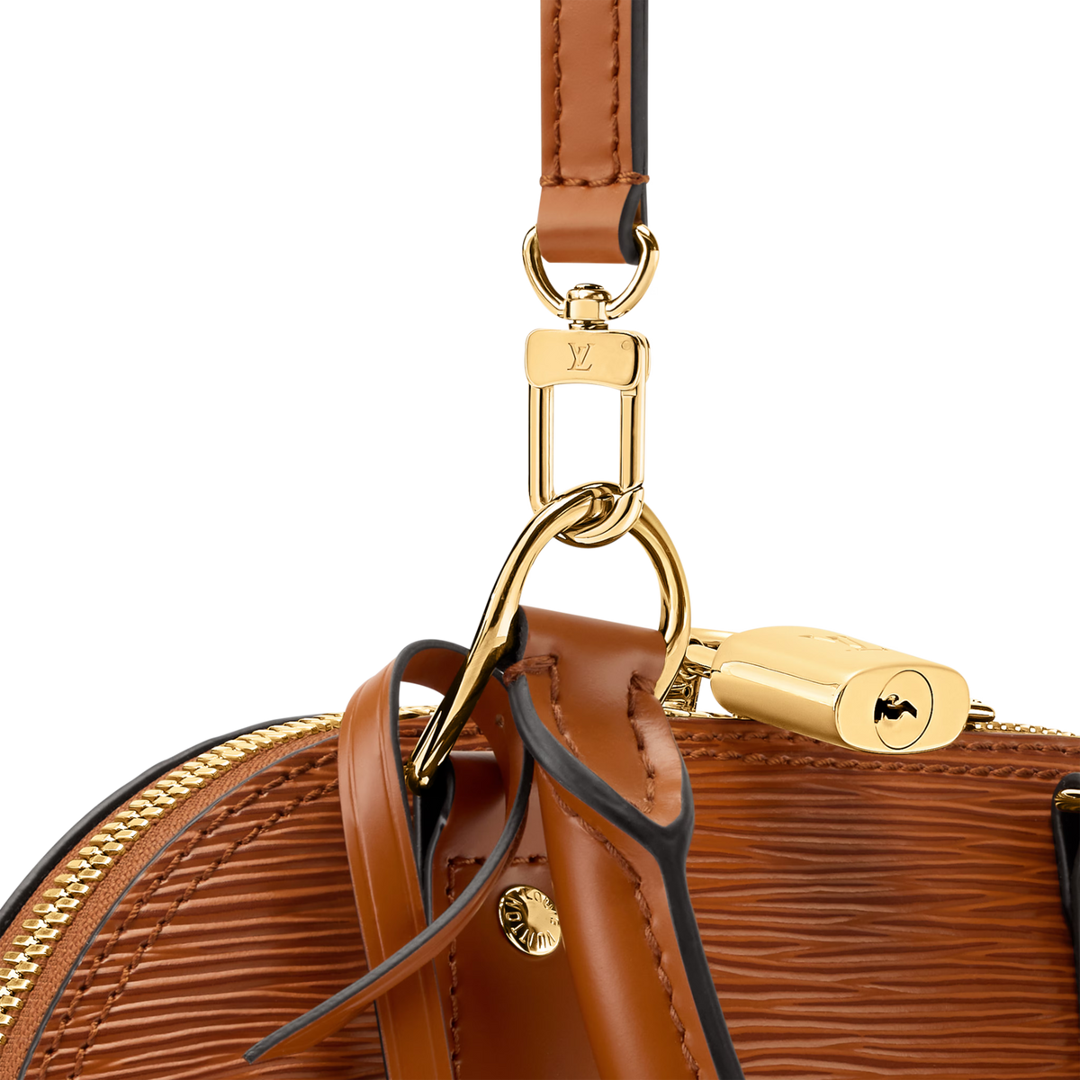 Alma BB Tan Epi Leather Shoulder Bag M25538