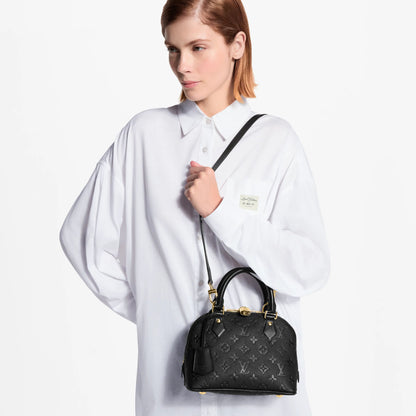 Alma BB Monogram Empreinte Leather Handbag M26409