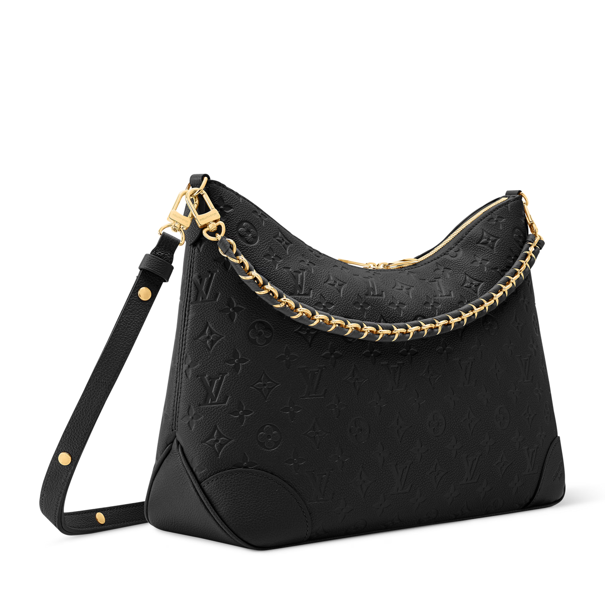 Boulogne GM Monogram Empreinte Leather Shoulder Bag M13706