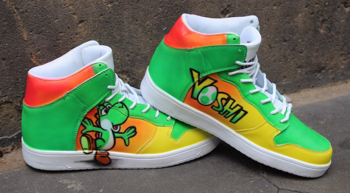 Individual Custom Dac Crew High tops "YOUR OWN DESIGN" unique handpainted Sneaker Art