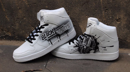 Individual Custom Dac Crew High tops "YOUR OWN DESIGN" unique handpainted Sneaker Art