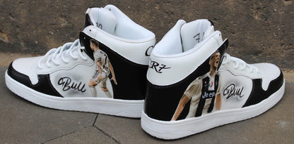 Individual Custom Dac Crew High tops "YOUR OWN DESIGN" unique handpainted Sneaker Art