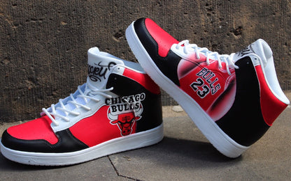 Individual Custom Dac Crew High tops "YOUR OWN DESIGN" unique handpainted Sneaker Art