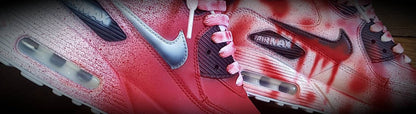 Custom Painted Air Max 90/Sneakers/Shoes/Kicks/Premium/Personalised/Halloween/Blood Stained