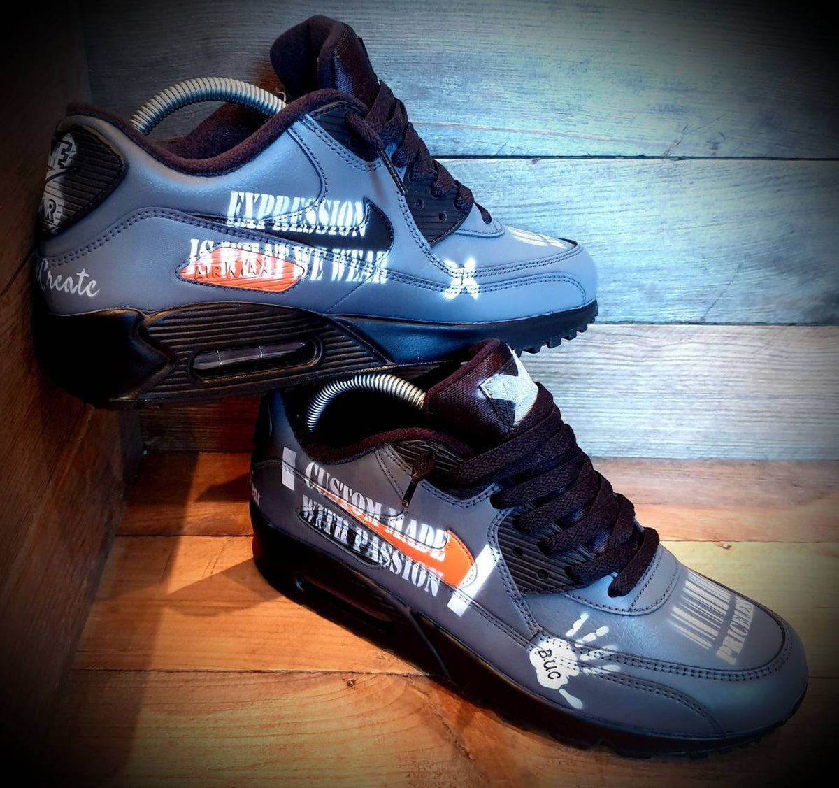 Custom Painted Air Max 90/Sneakers/Shoes/Kicks/Premium/Personalised/The Unique One