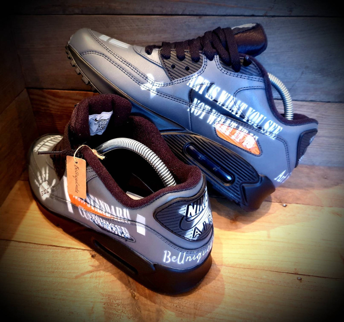 Custom Painted Air Max 90/Sneakers/Shoes/Kicks/Premium/Personalised/The Unique One