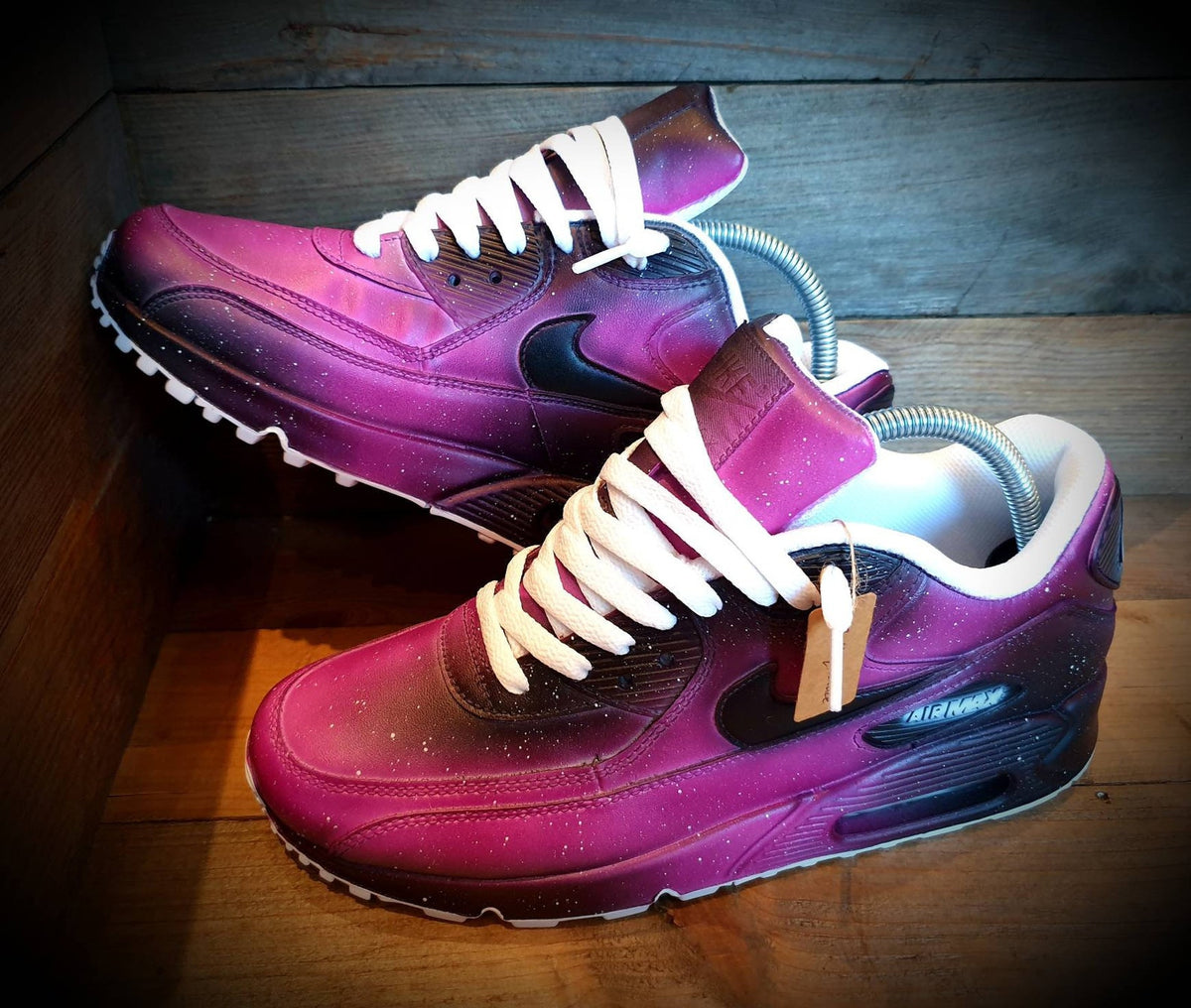 Custom Painted Air Max 90/Sneakers/Shoes/Kicks/Premium/Personalised/Space/New Galaxy