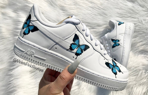 Butterfly Nike Air Force One Women's Custom Sneakers Nike Shoes AF1