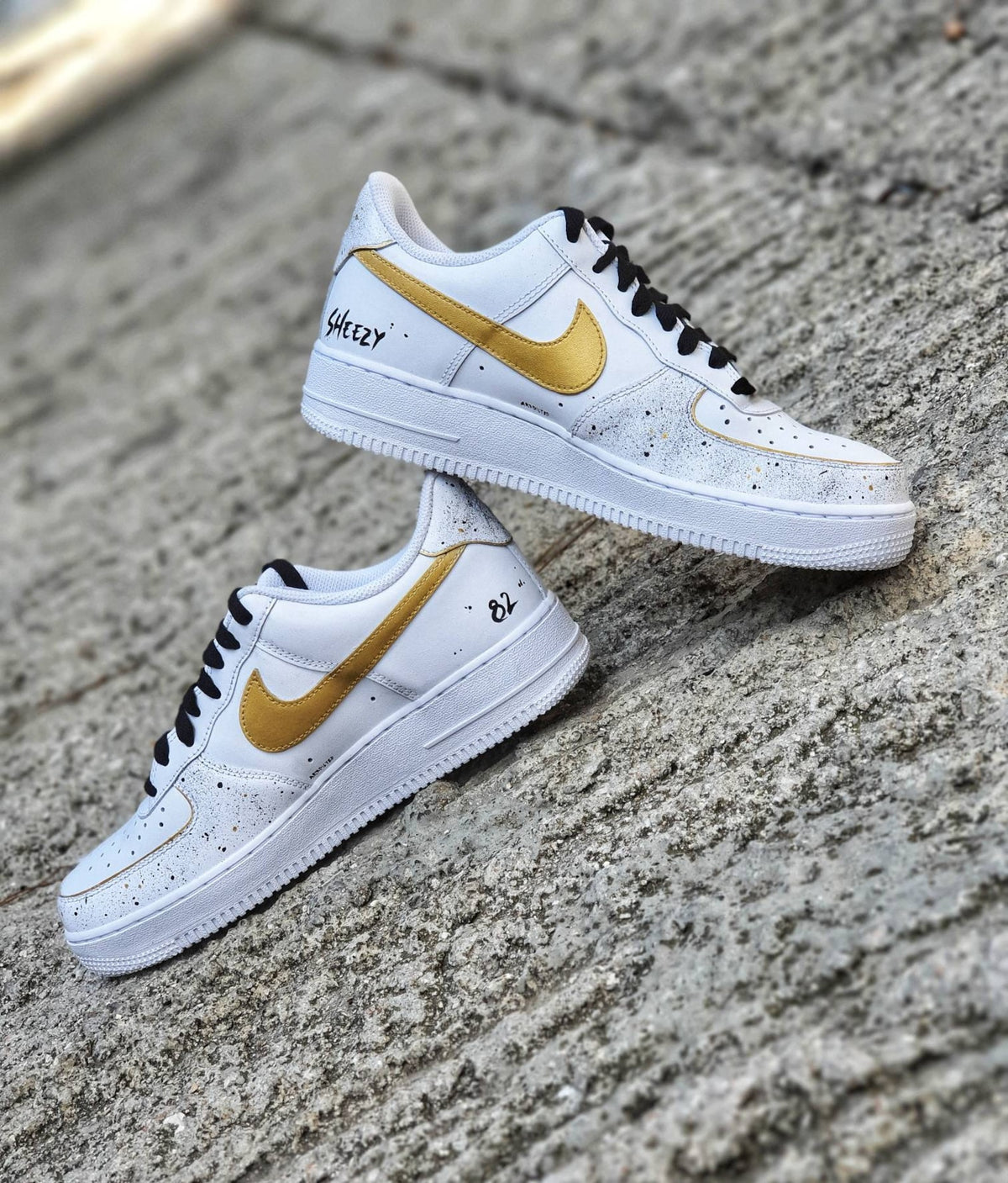 Custom Drip Nike Swoosh/ Custom shoes/ Drip / Hand painted AF1/Nike Custom kicks/ Handmade sneakers/ Custom Swoosh