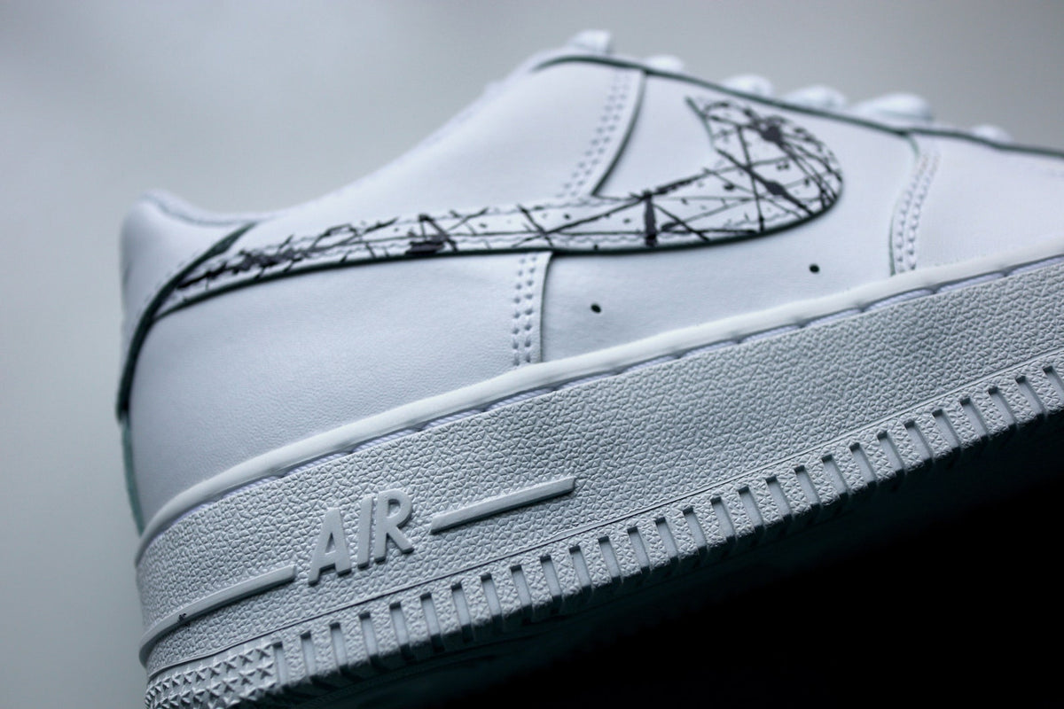 Black Splatter Air Force 1 | Nike Af1 Custom