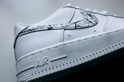 Black Splatter Air Force 1 | Nike Af1 Custom