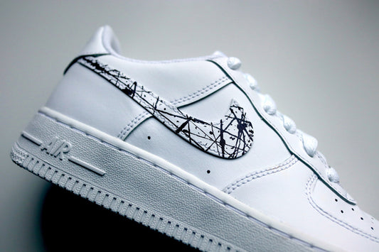 Black Splatter Air Force 1 | Nike Af1 Custom
