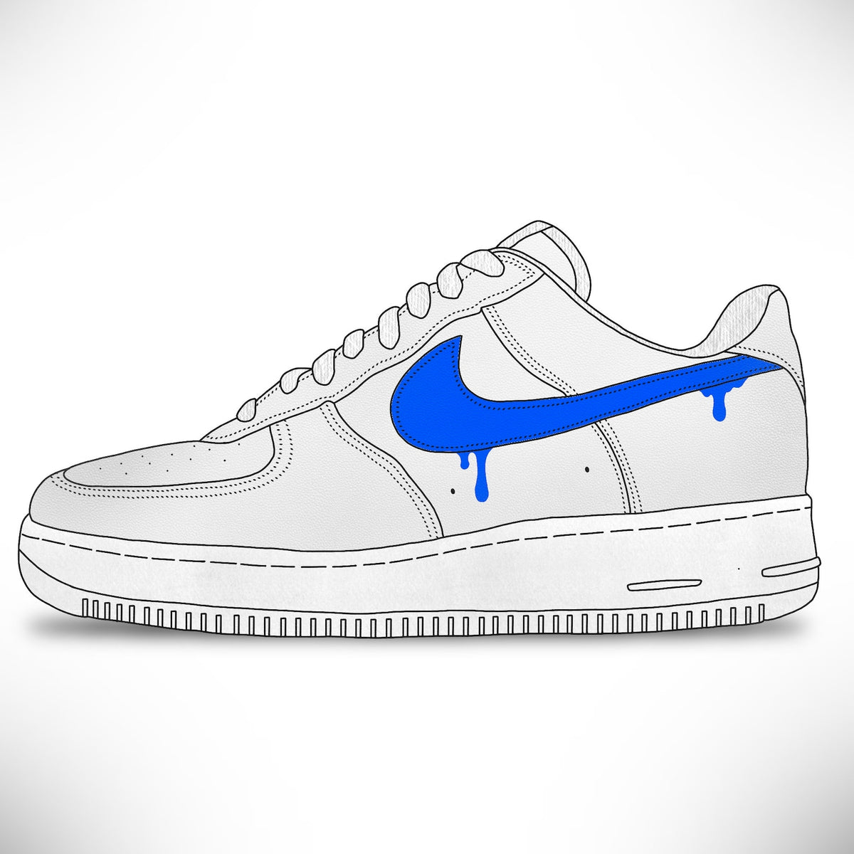 Nike Air Force 1 Drip Swoosh