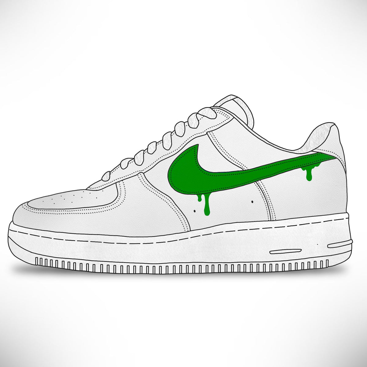 Nike Air Force 1 Drip Swoosh