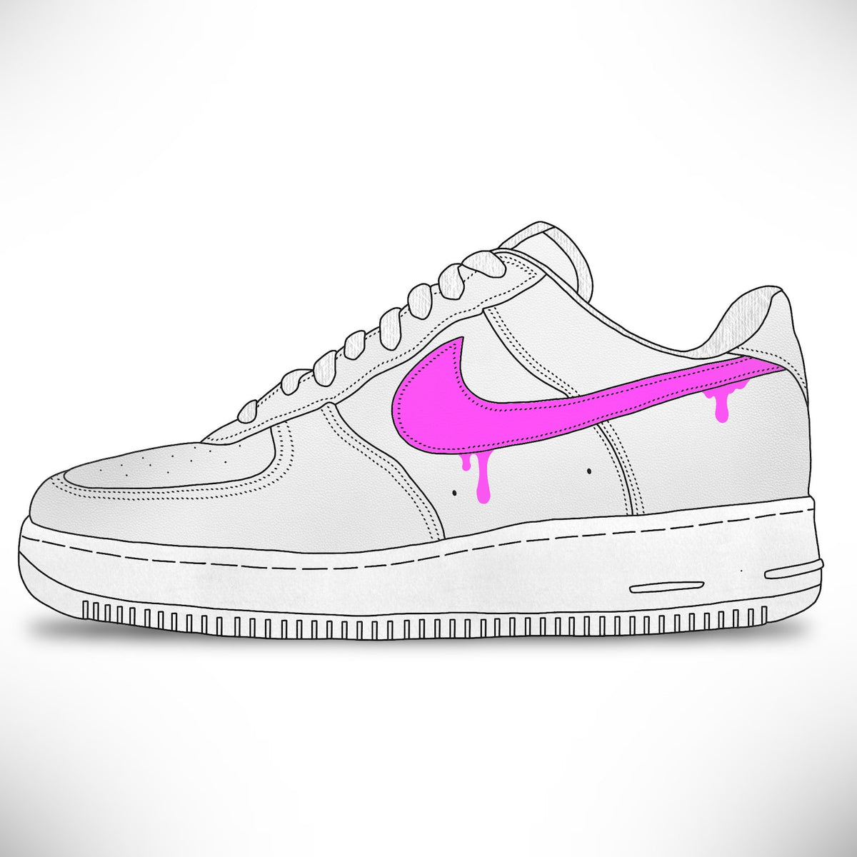 Nike Air Force 1 Drip Swoosh