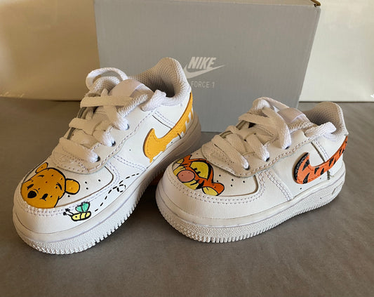 Honey Bear Custom Shoes Custom Design Size 1c-14Me