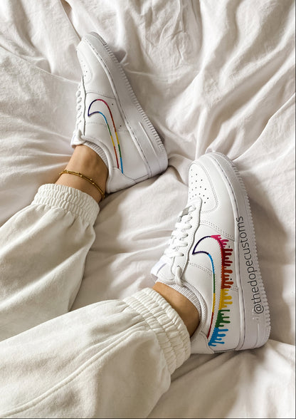 Air Force 1 Rainbow drip