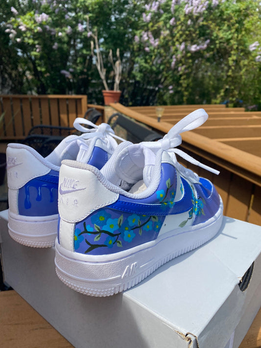 forget me not / nike swoosh drip size 6.5
